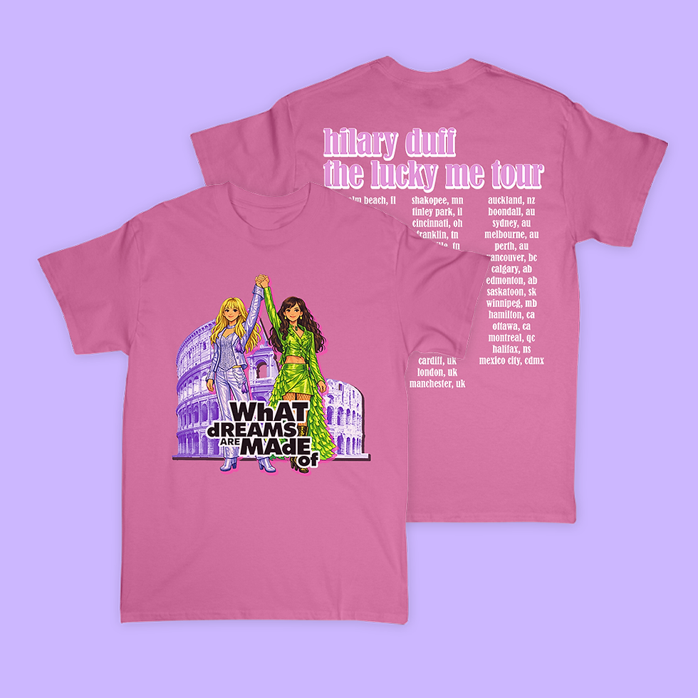 Thumbnail: Hilary Duff Lucky MeTour Shirt - Lizzie & Isabella