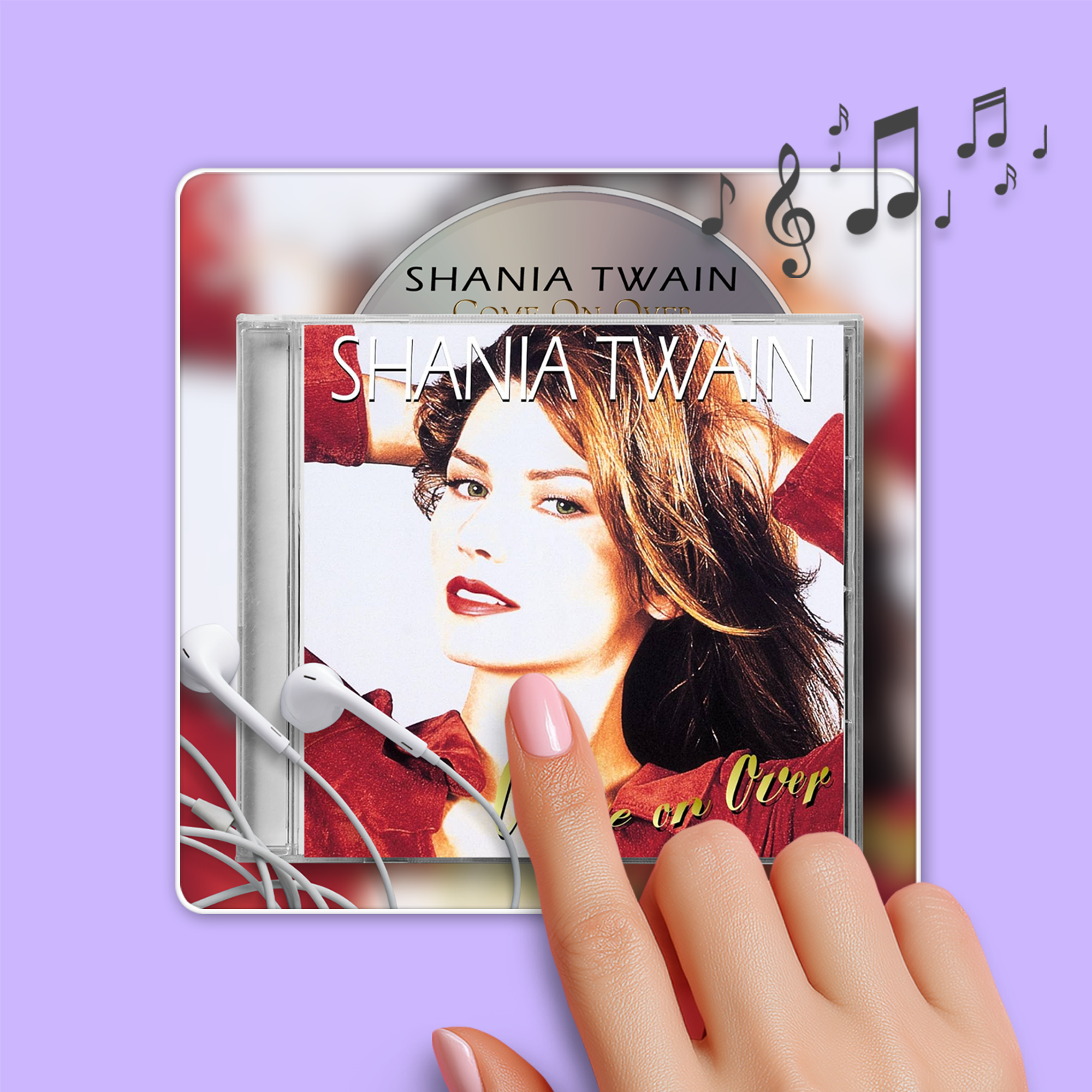 Shania Twain Musical Magnet - Come on Over