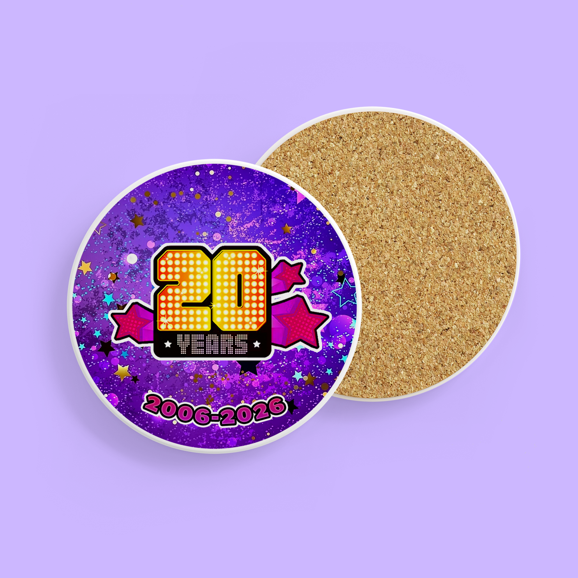 Hannah Montana 20th Anniversary Coaster - 20 Years