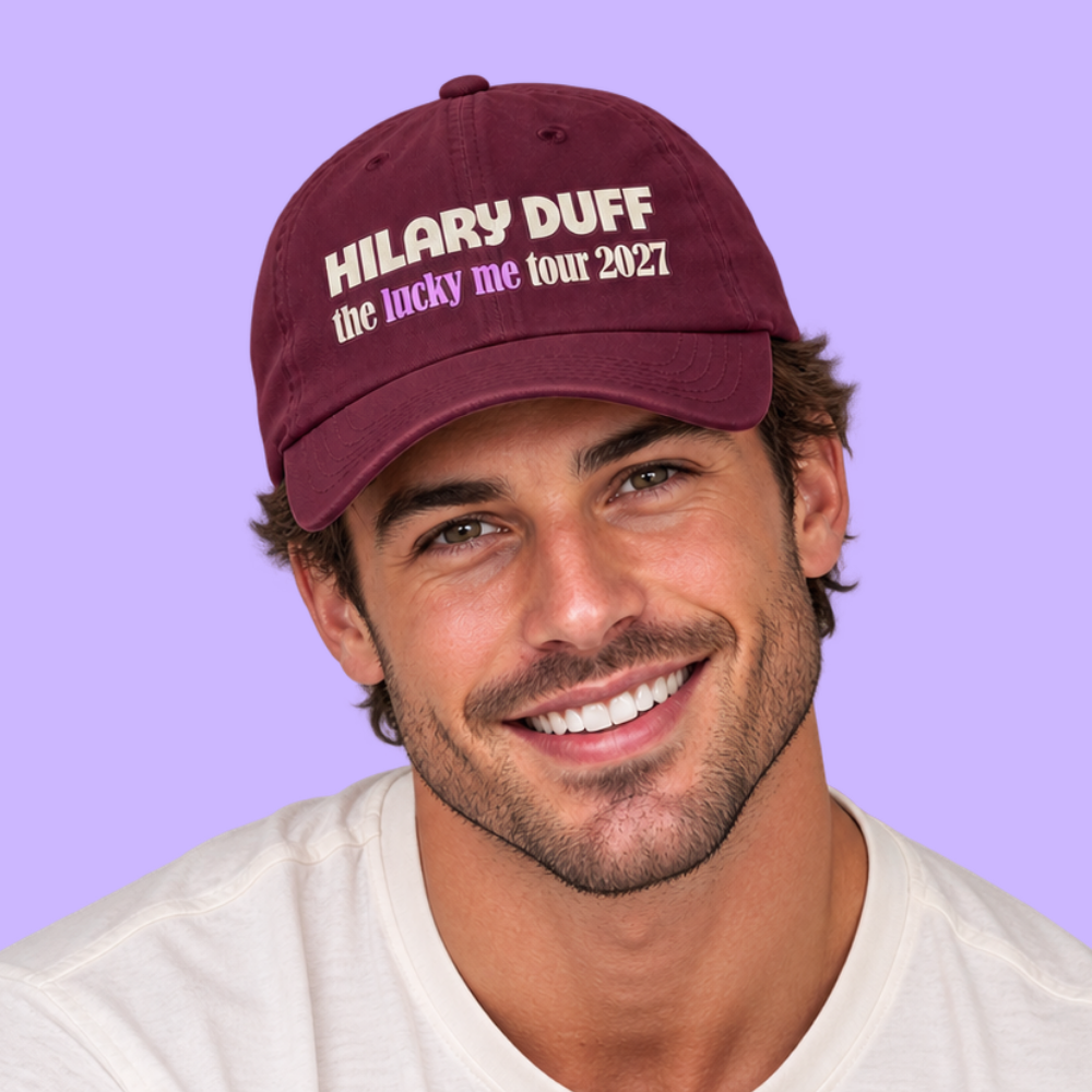 HD-inspired Lucky Me Tour 2027 Dad Hat