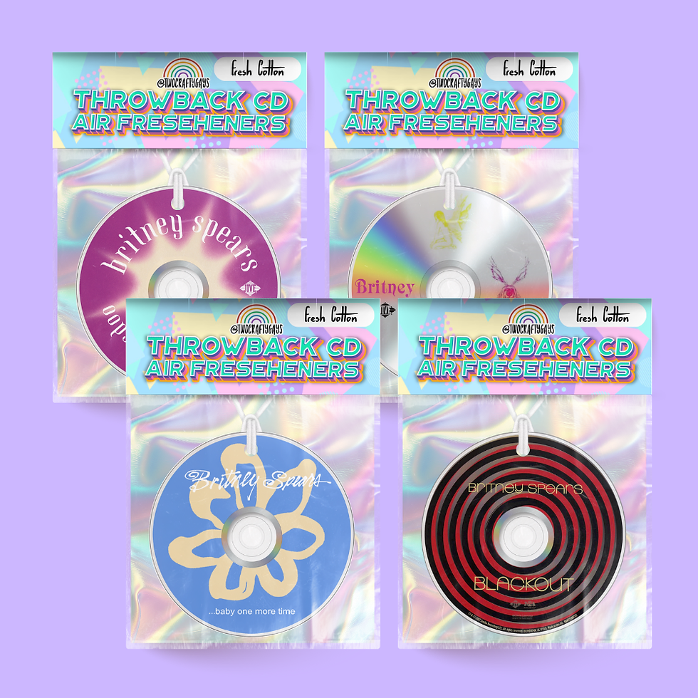 Thumbnail: Britney Spears CD Air Freshener - Baby One More Time