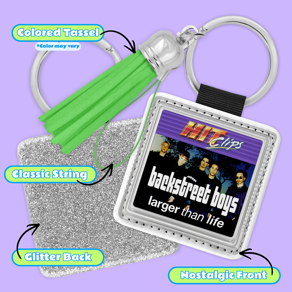 Thumbnail: Backstreet Boys Hit Clip Keychain - Larger Than Life