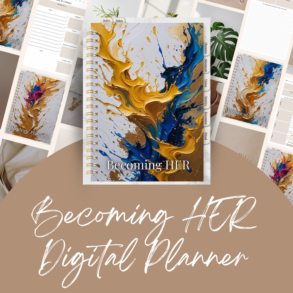 Becoming HER Digital Planner Images