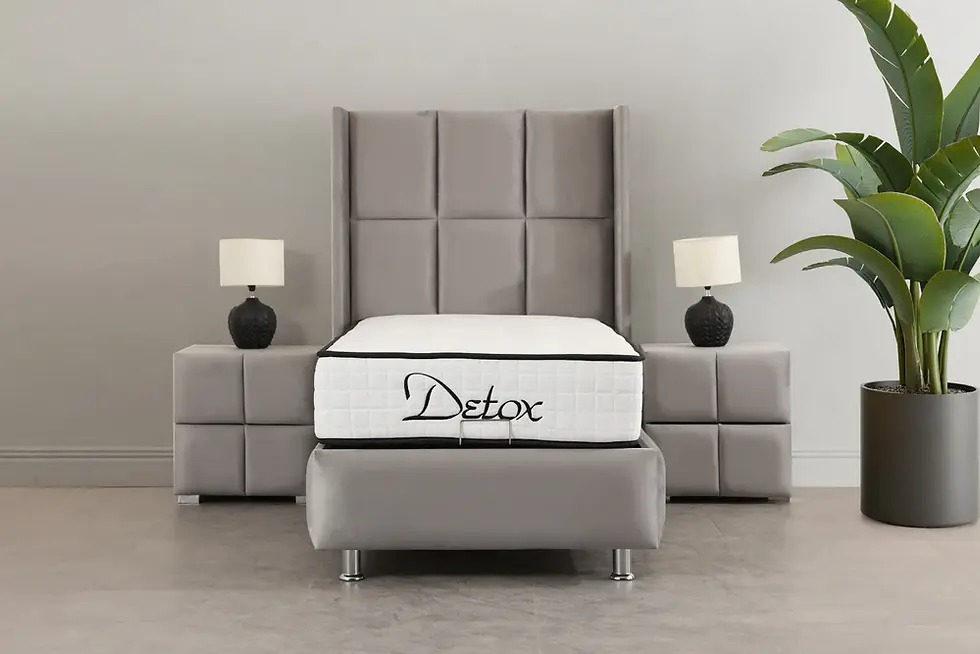 Miniature : Lit Coffre Enfant RIO BEIGE - Velours