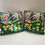 Thumbnail: Spring in the Garden 40cm square cushion with feather pad. Handmade. Chenille fa