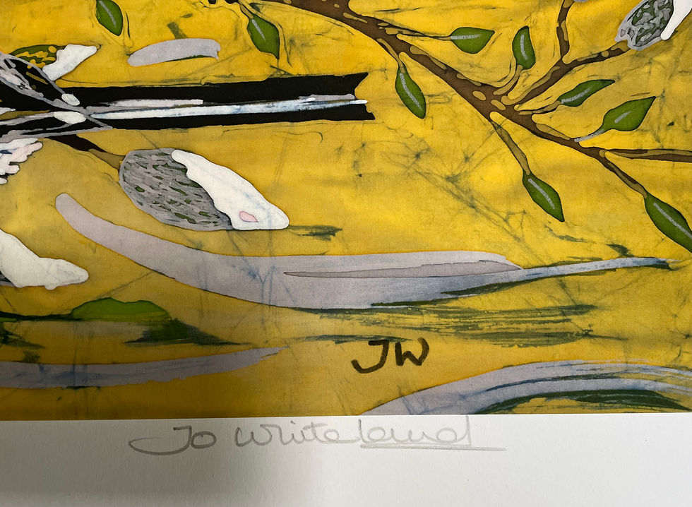 Thumbnail: Long Tailed Tits Ltd Edition Archive Print size 65cm x 33cm +border