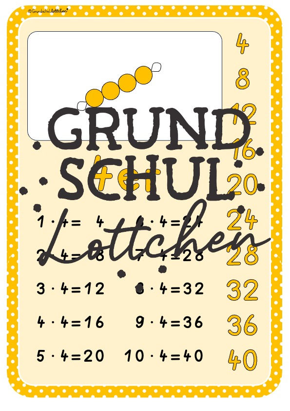 Miniaturbild: 1x1 nach Montessori - Aushang