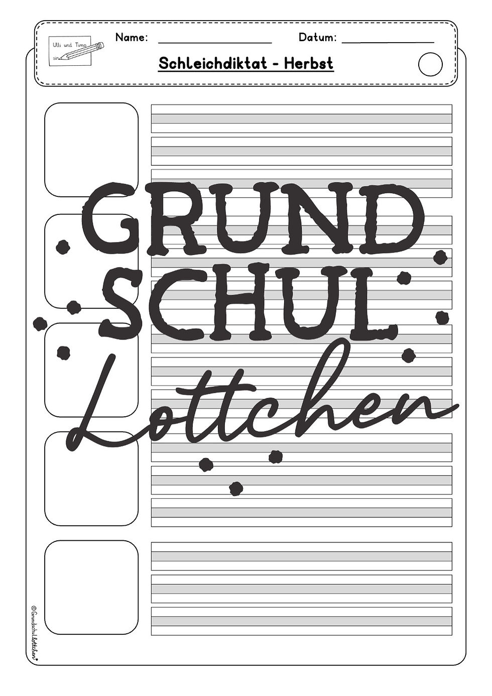 Miniaturbild: Herbst - Schleichdiktat Satzebene