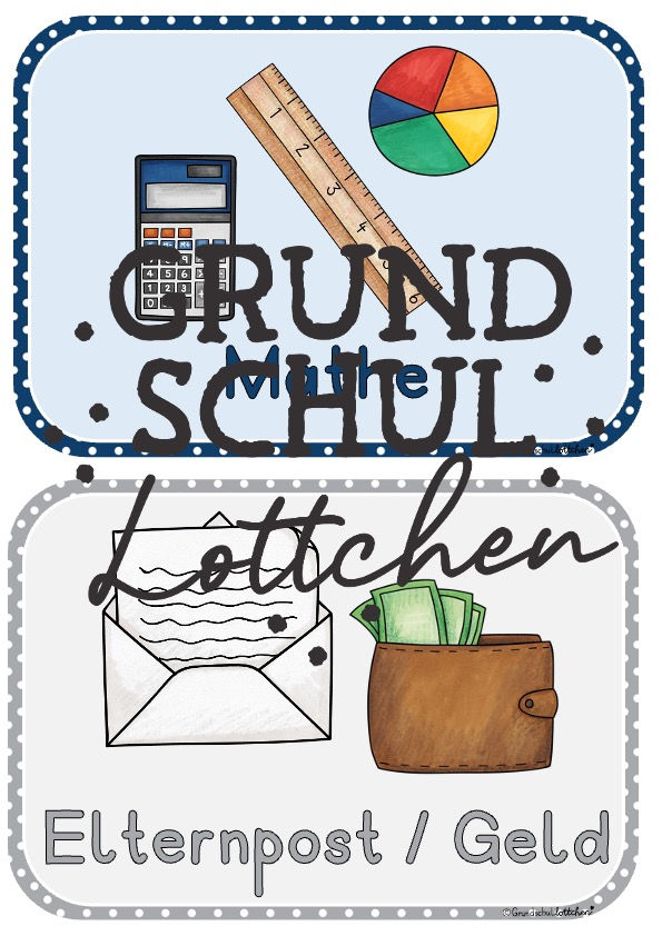Miniaturbild: Ablageschilder Hausaufgaben