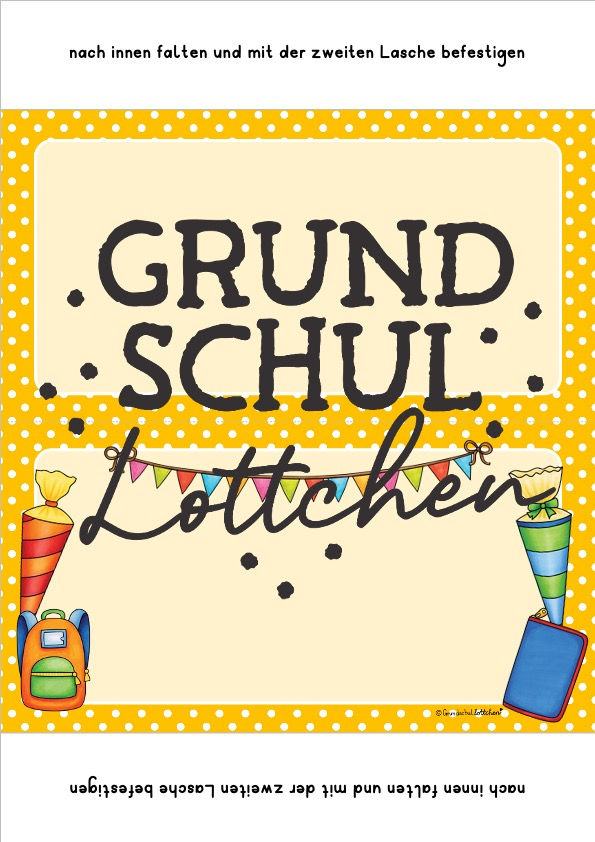 Miniaturbild: Einschulung - Namensschilder