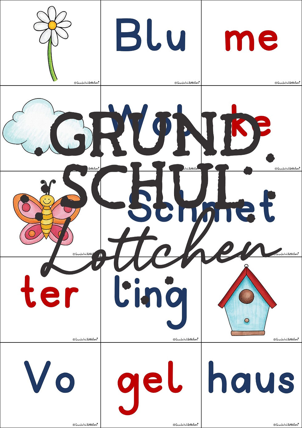 Miniaturbild: Frühling - Silbenlegen