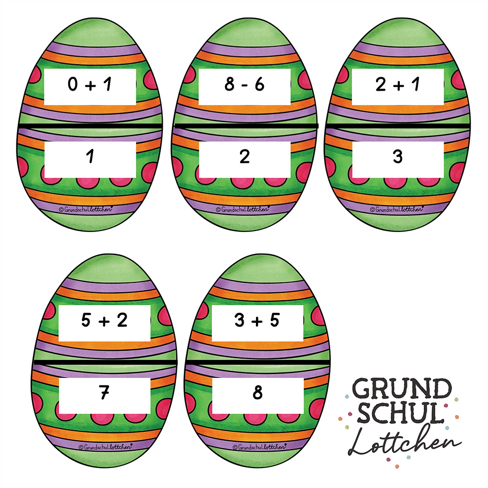 Eierrechnen ZR 10 - Ostern