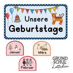 Tag 19 des Schulstartkalenders - Geburtstagskalender