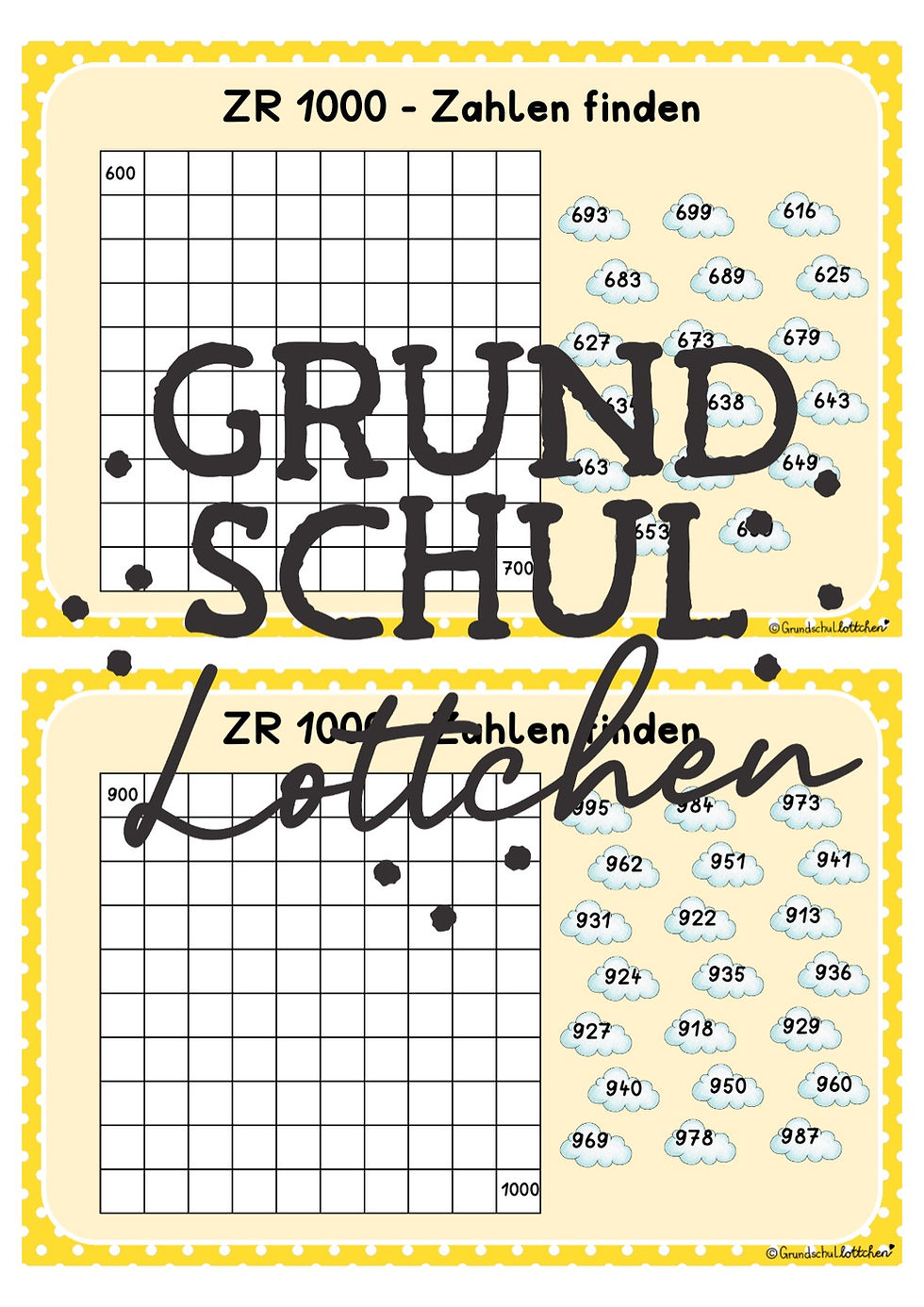 Miniaturbild: Zahlenraumerweiterung - Mathekartei Kl 3