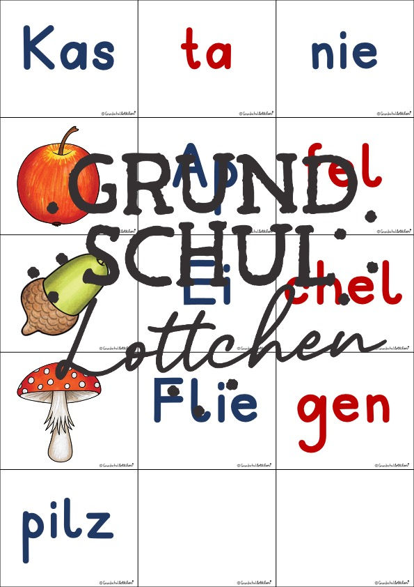 Miniaturbild: Herbst - Silbenlegen