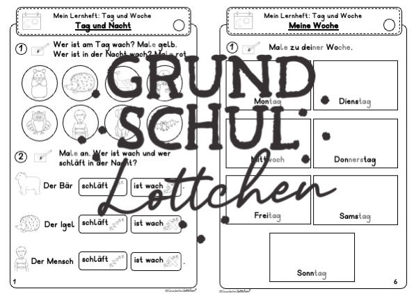 Miniaturbild: Tag und Woche - Materialpaket