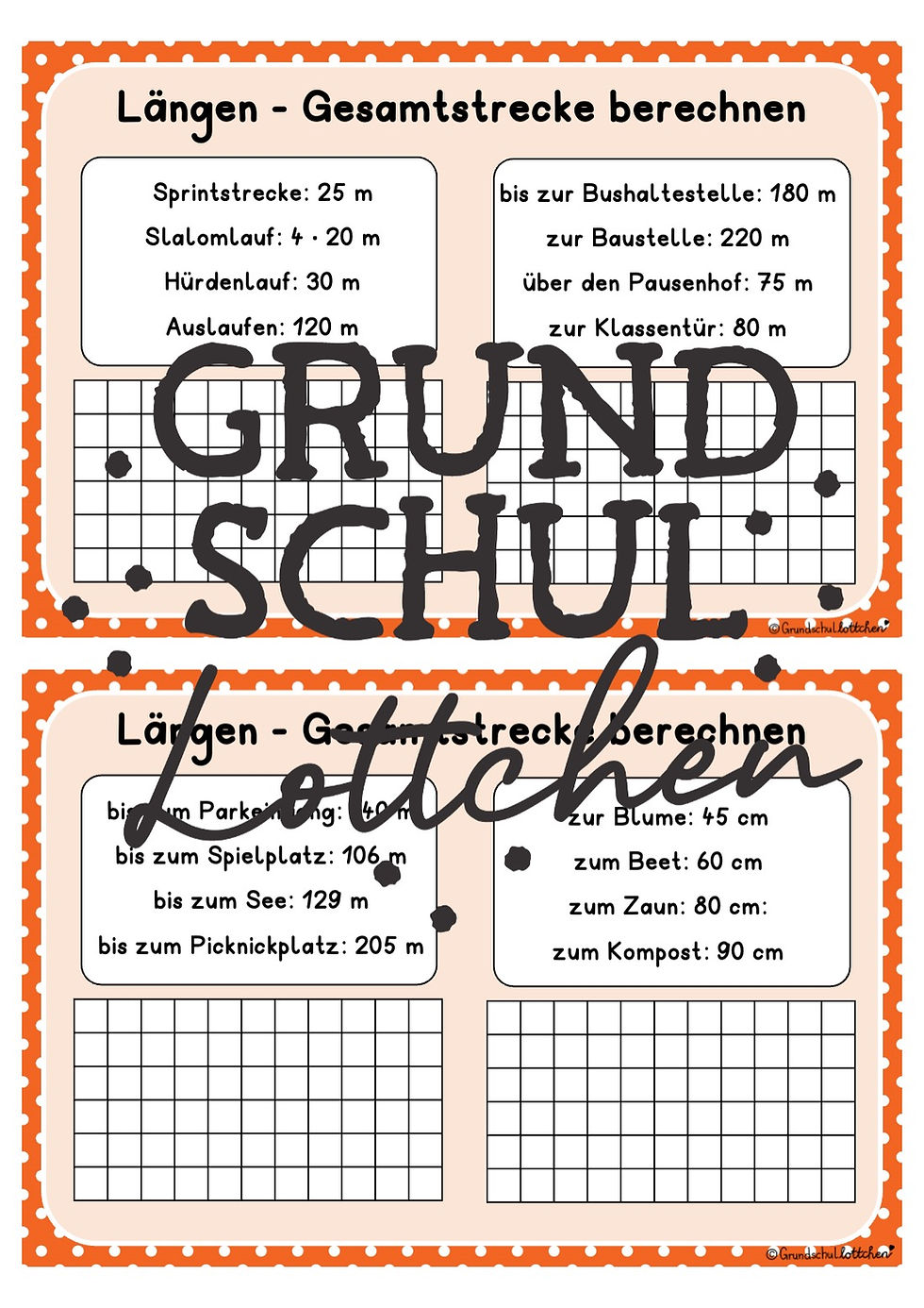Miniaturbild: Längen - Mathekartei Kl 3