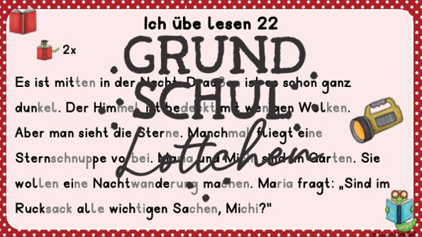 Miniaturbild: Leseblätter - Wochenplan (digital)