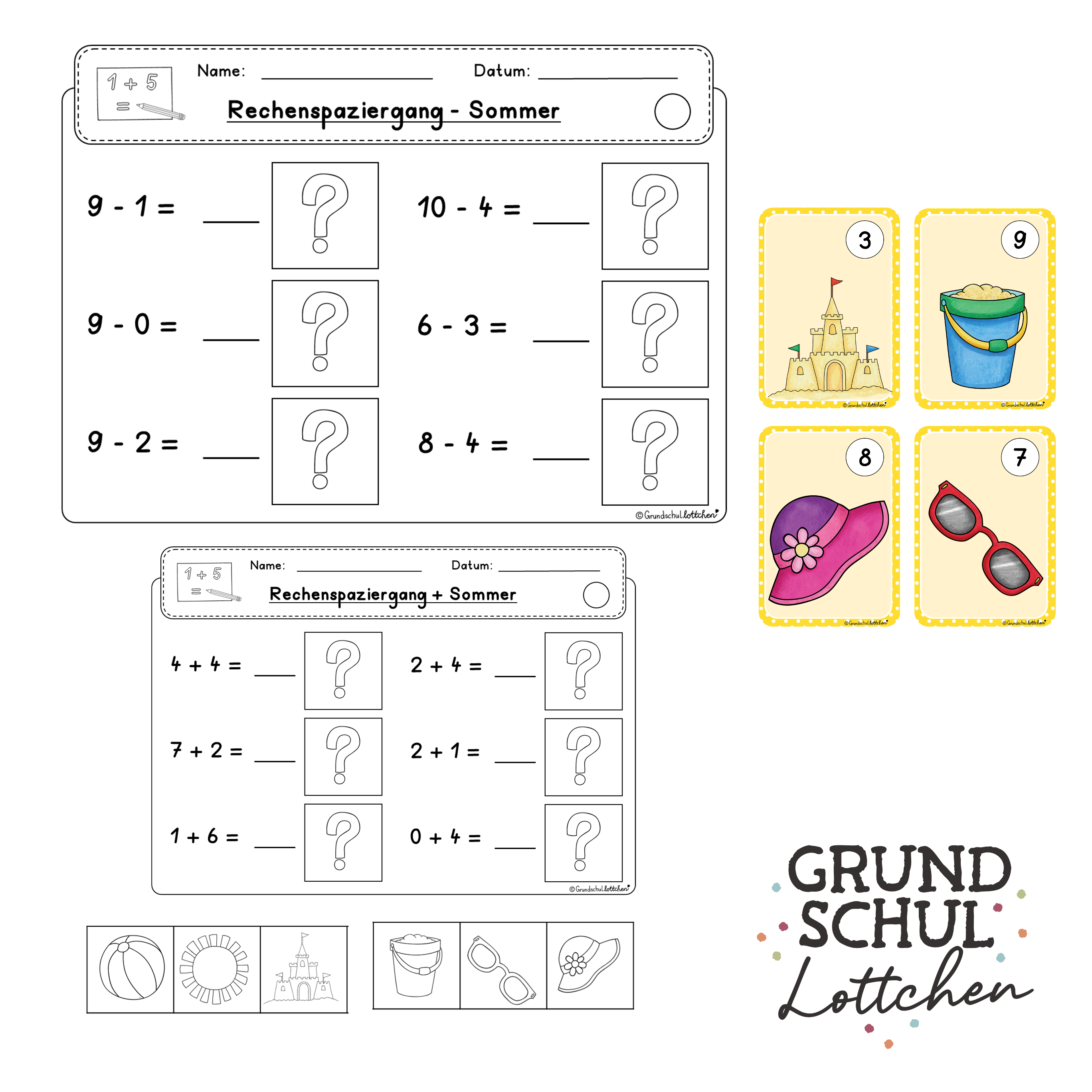Sommer - Rechenspaziergang ZR 10