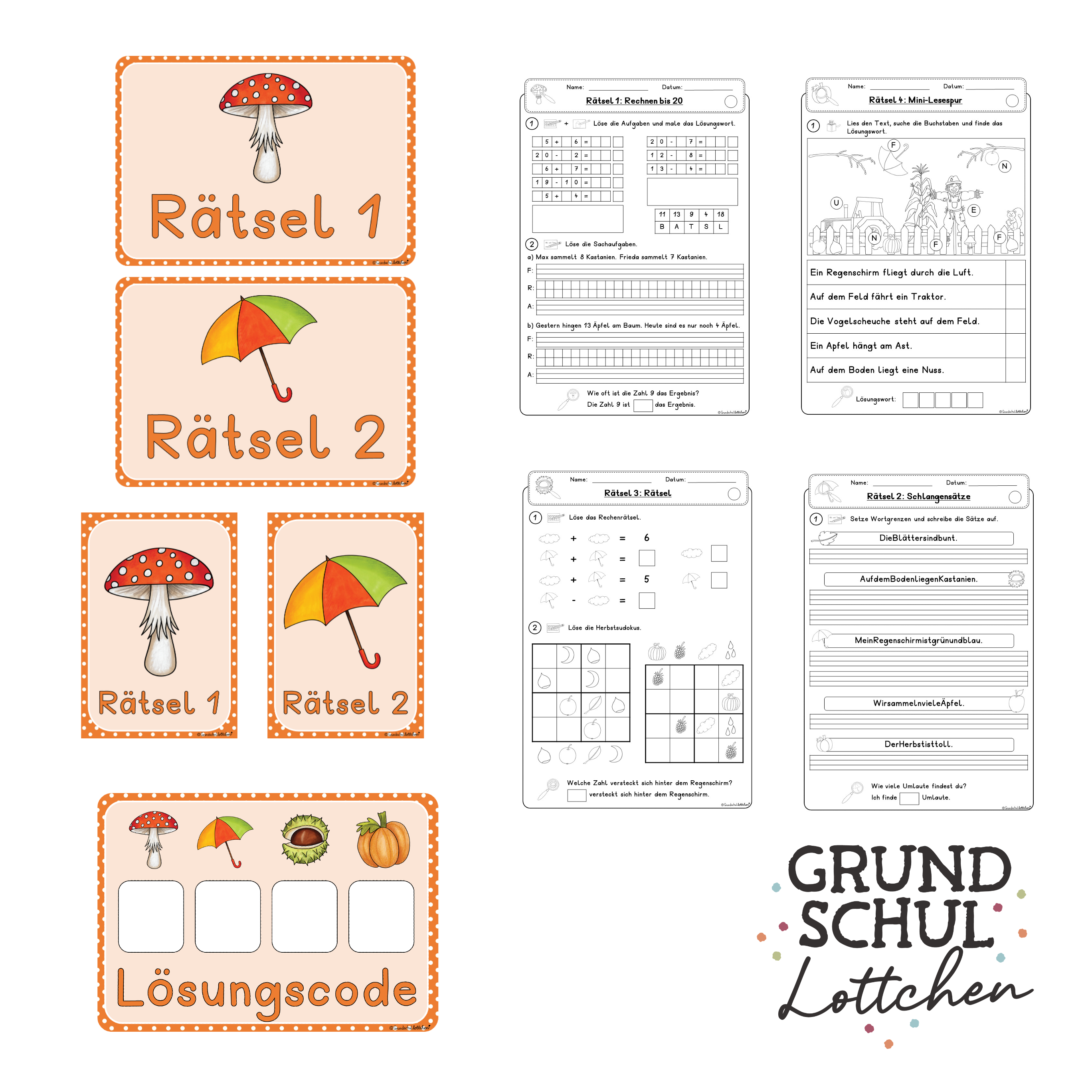 Herbst - Escape Room Kl 2