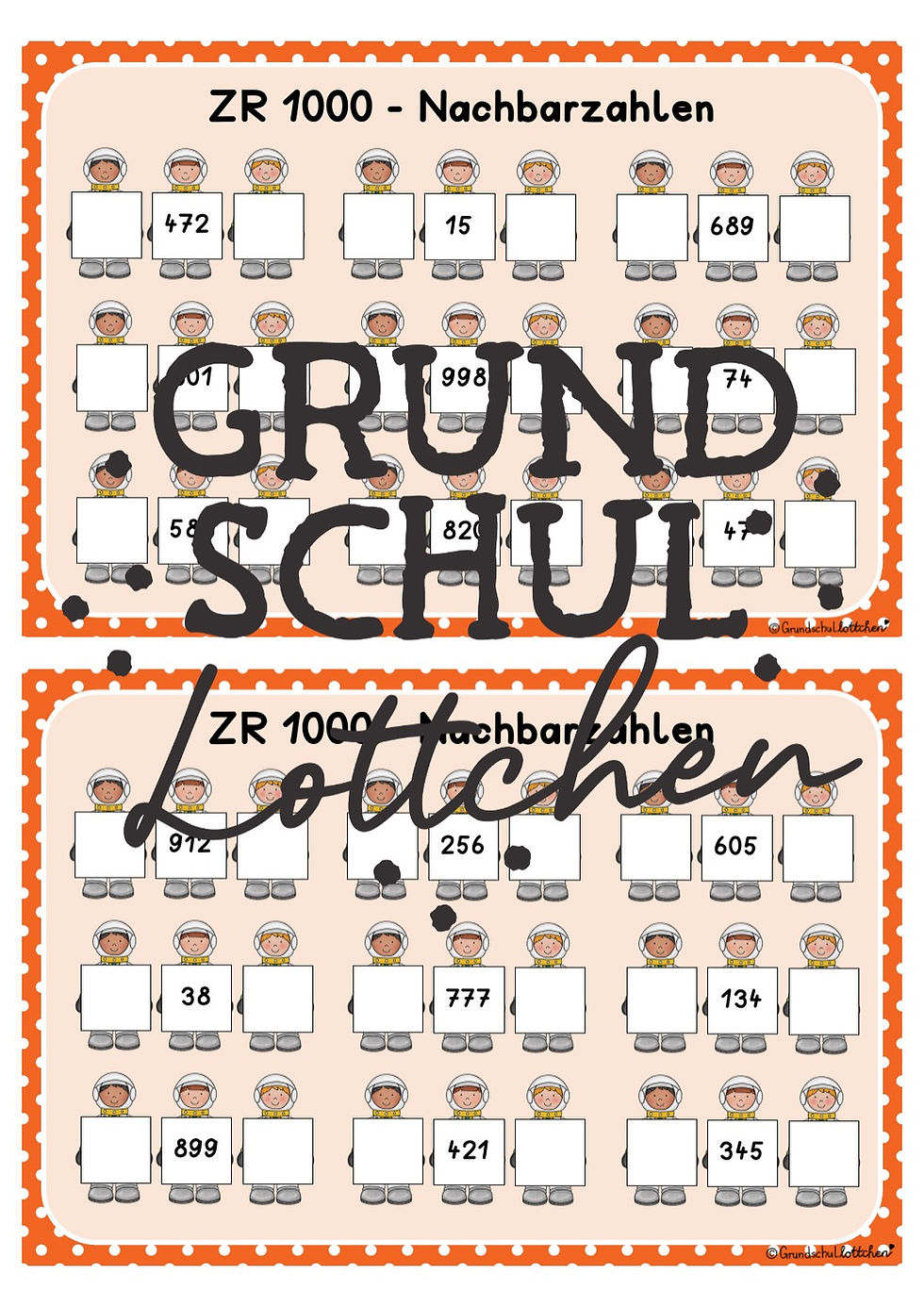 Miniaturbild: Zahlenraumerweiterung - Mathekartei Kl 3