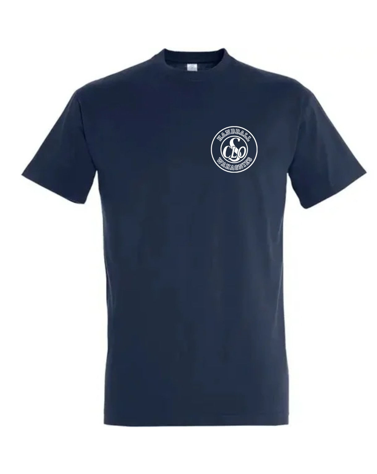 teeshirt entrainement coton marine