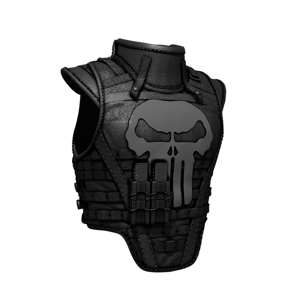 1/18 Scale Action Figure Chest Armor: Punisher (2008 Warzone)