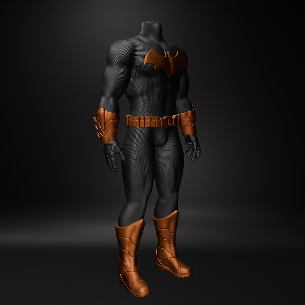 Thumbnail: 1/12 Scale Action Figure Kit: Dark Knight (New 52 v1)
