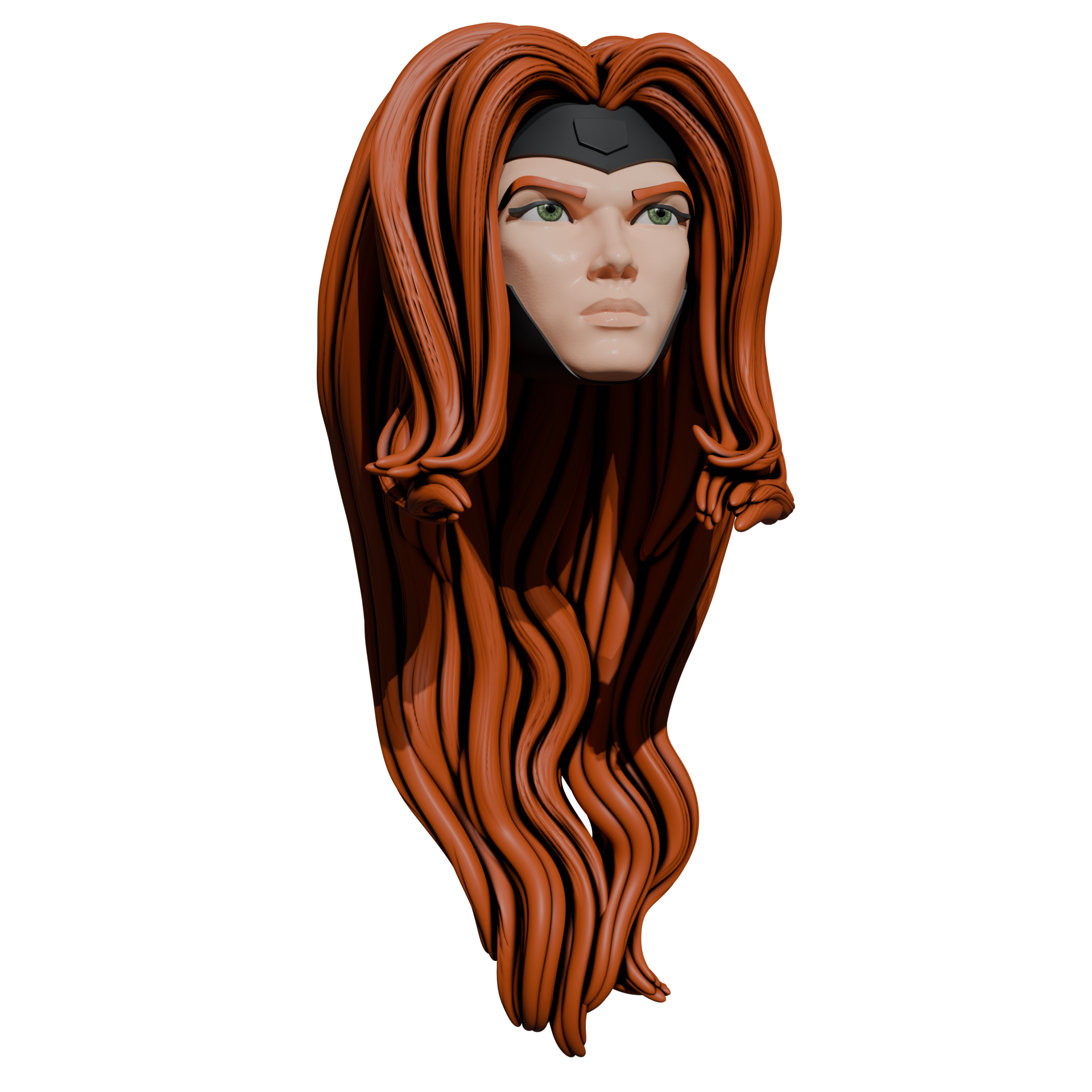 1/10 Scale Head [Unpainted]: Jean Gray (97X-Men)