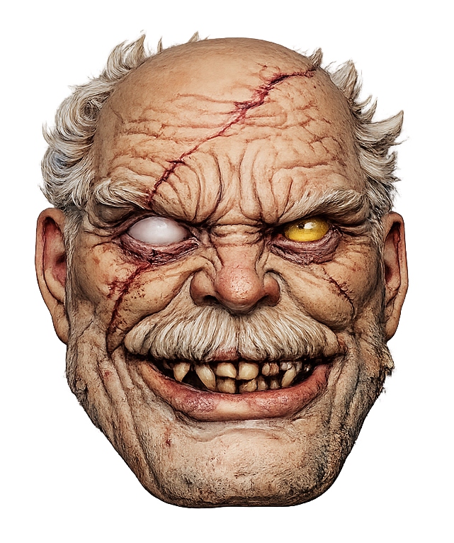 Thumbnail: 1:18 to 1:6 Scale Head [Unpainted]: Conquest (Comic-Grin)