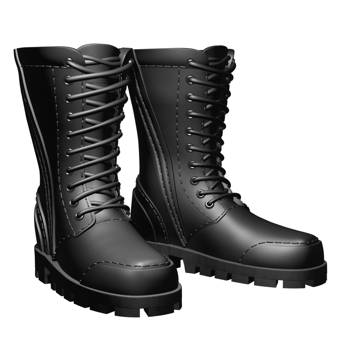 1/6 Scale Action FIgure Boots: Dark Knight (Flashpoint v1)