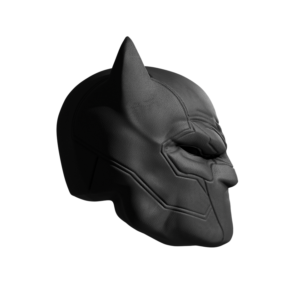 Thumbnail: 1/10 Scale Head [Unpainted]: Dark Knight (Adv. Suit v3)