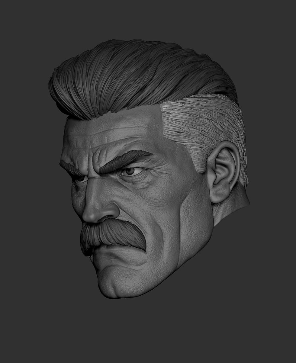 Thumbnail: 1:18 to 1:6 Scale Head [Unpainted]: Omni-Man (Hyper Real)