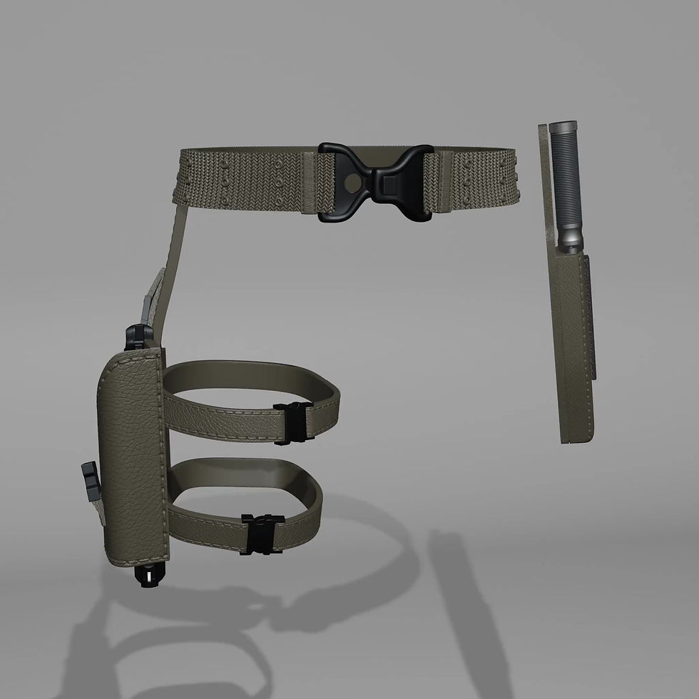Thumbnail: 1/12 Scale Action Figure Belt: Dutch (Predator)