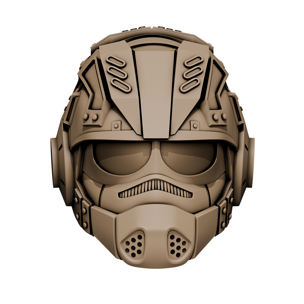 Thumbnail: 1/10 Scale Head [Unpainted]: CoG (Gears of War)
