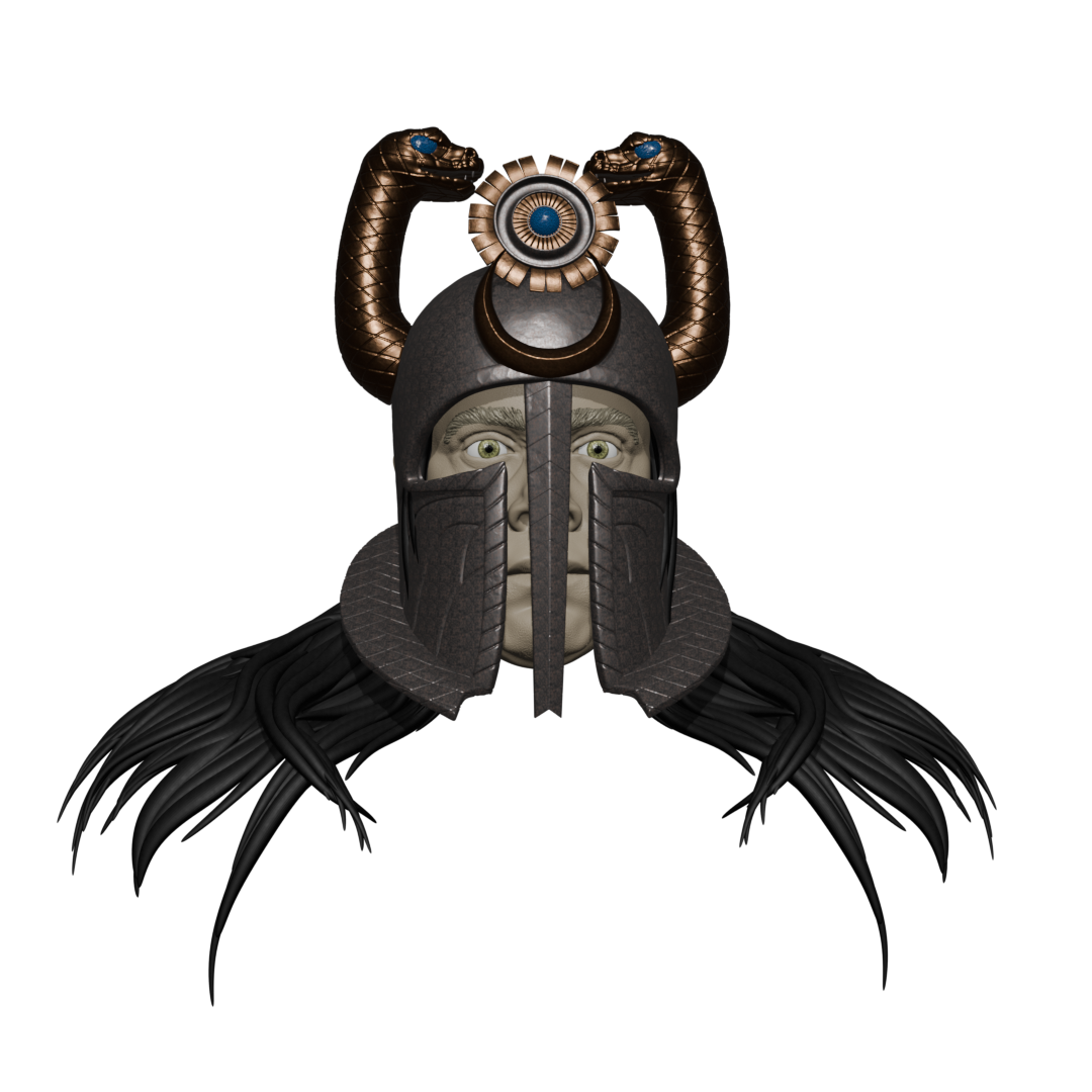 1/10 Scale [Unpainted] Head Sculpt: Armored Thulsa Doom (James Earl Jone