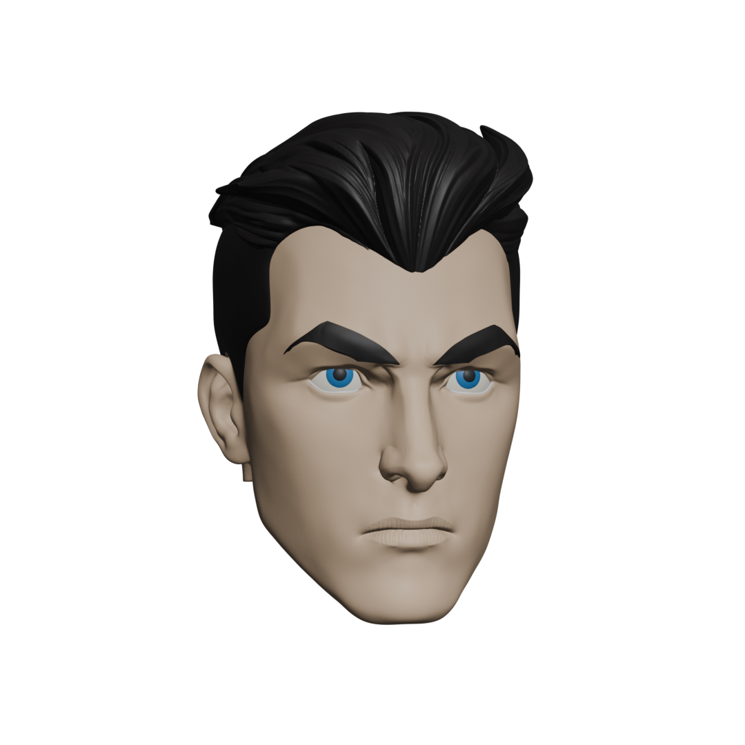 1:18 to 1:6 Scale Head [Unpainted]: Young Nolan (Invincible-Prime)