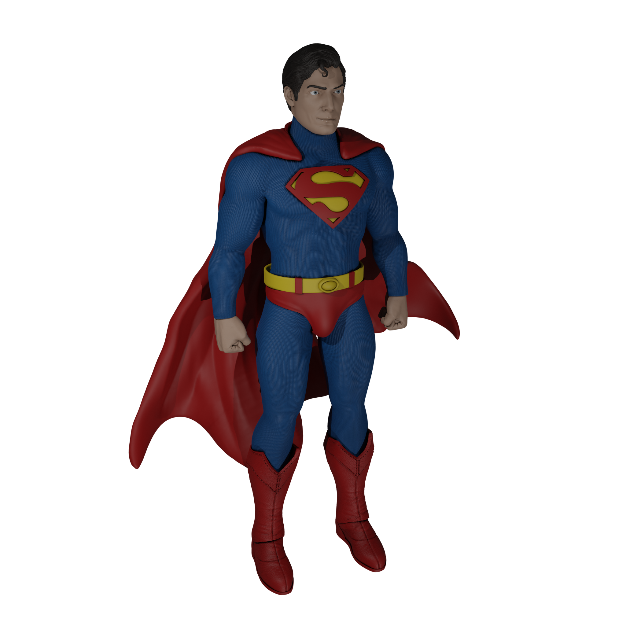 1/12 Scale Action Figure Kit: Super Steel Man (Christopher Reeves)