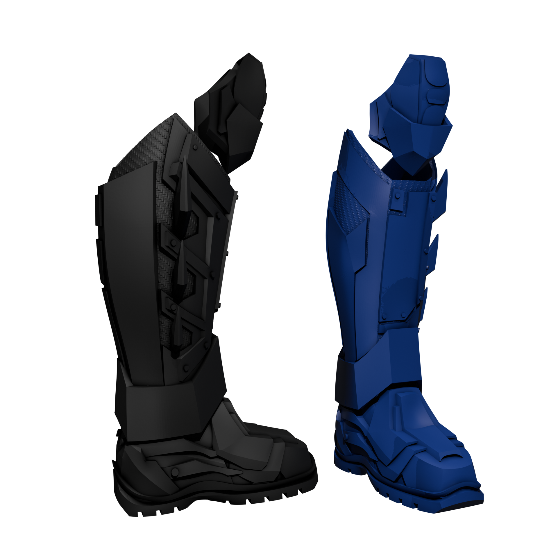 1/6 Scale Action FIgure Boots: Dark Knight (BMB v2)