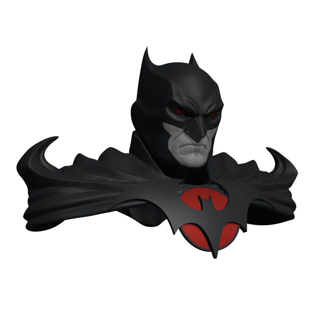 1/18 Scale Action Figure Chest & Head: Dark Knight (Flashpoint v3B)