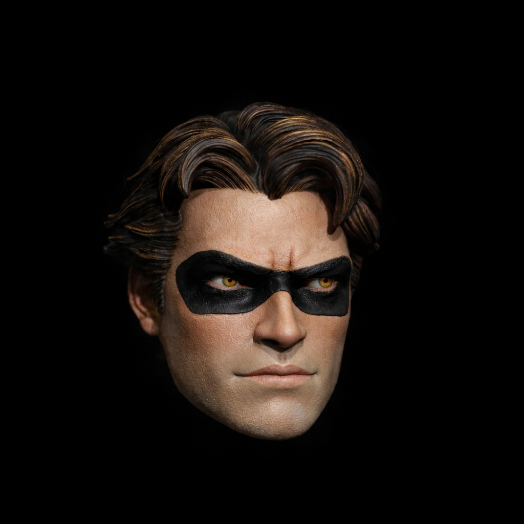 1:18 to 1:6 Scale Head [Unpainted]: Robin (Tim Drake)