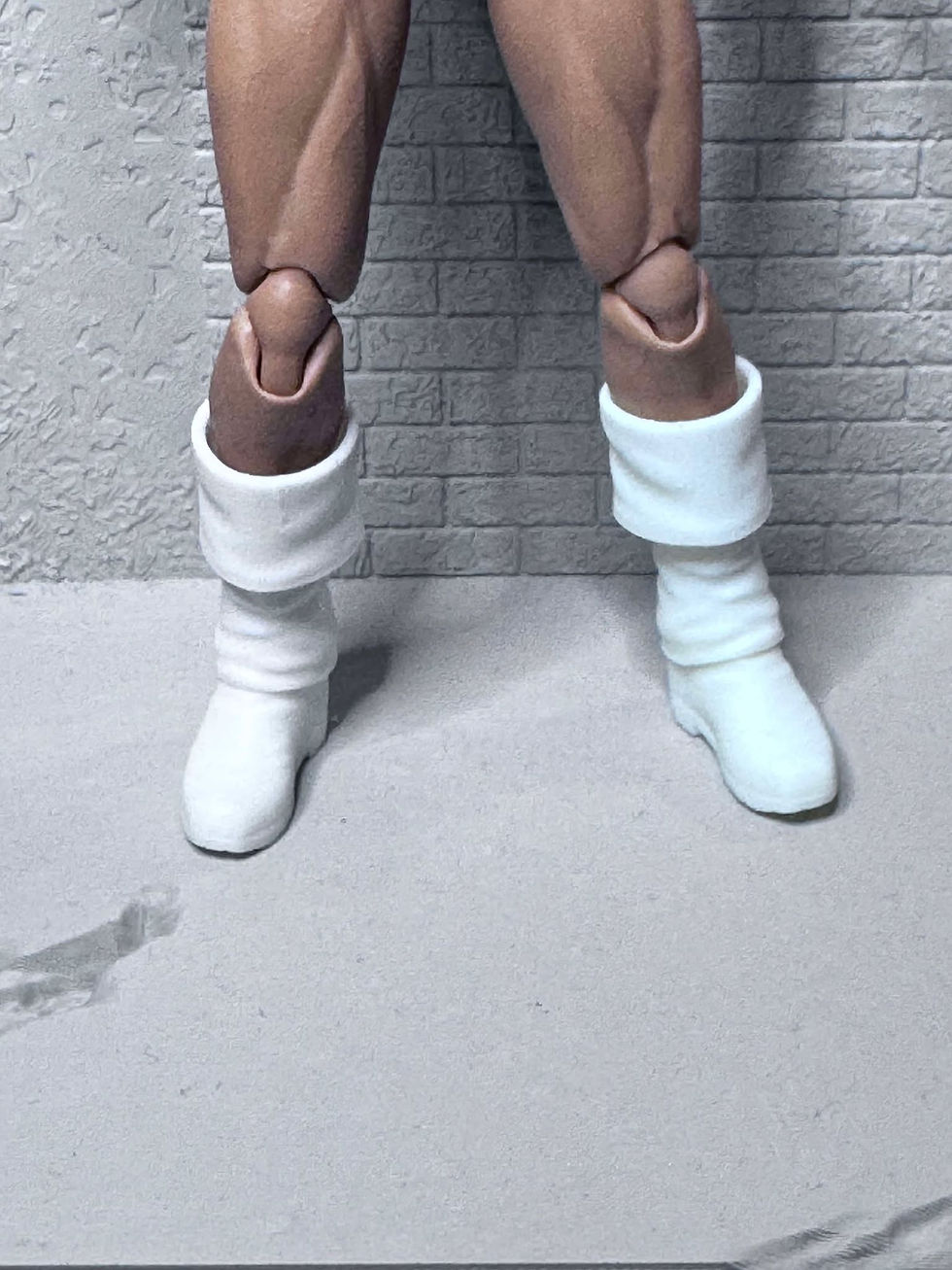 Thumbnail: 1/6 Scale Action FIgure Boots: Punisher (Leather Style v9c)