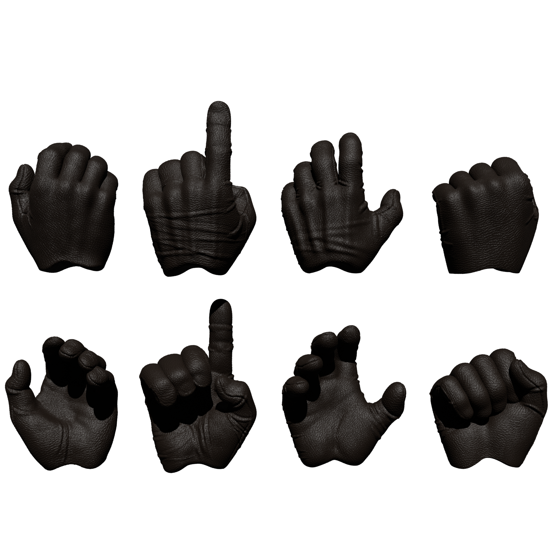 1/12 Scale Hands: Muff Toys: Adam (Absolute BM)