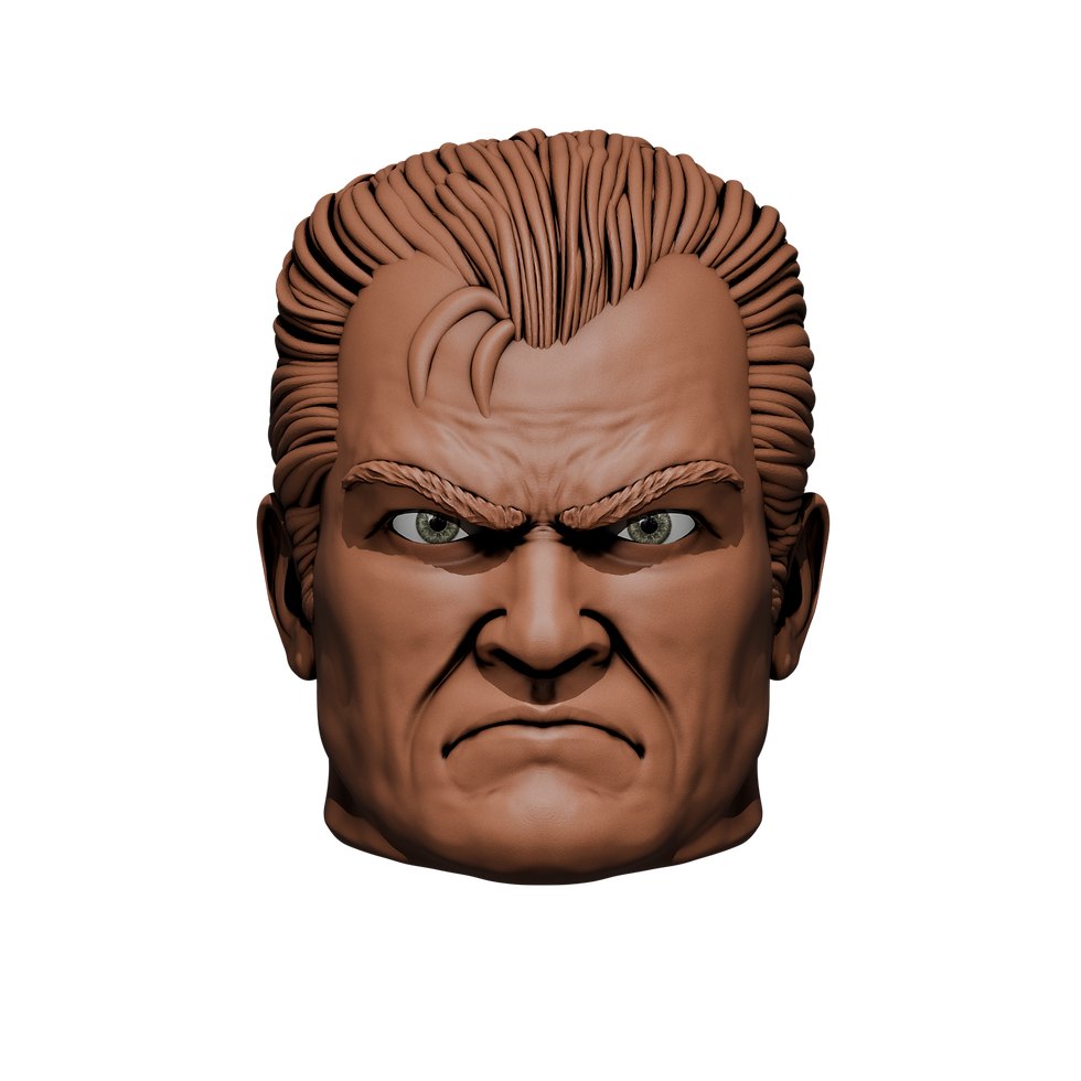 1/12 Scale Head [Unpainted]: Punisher (Amazing Spiderman Issue #129)