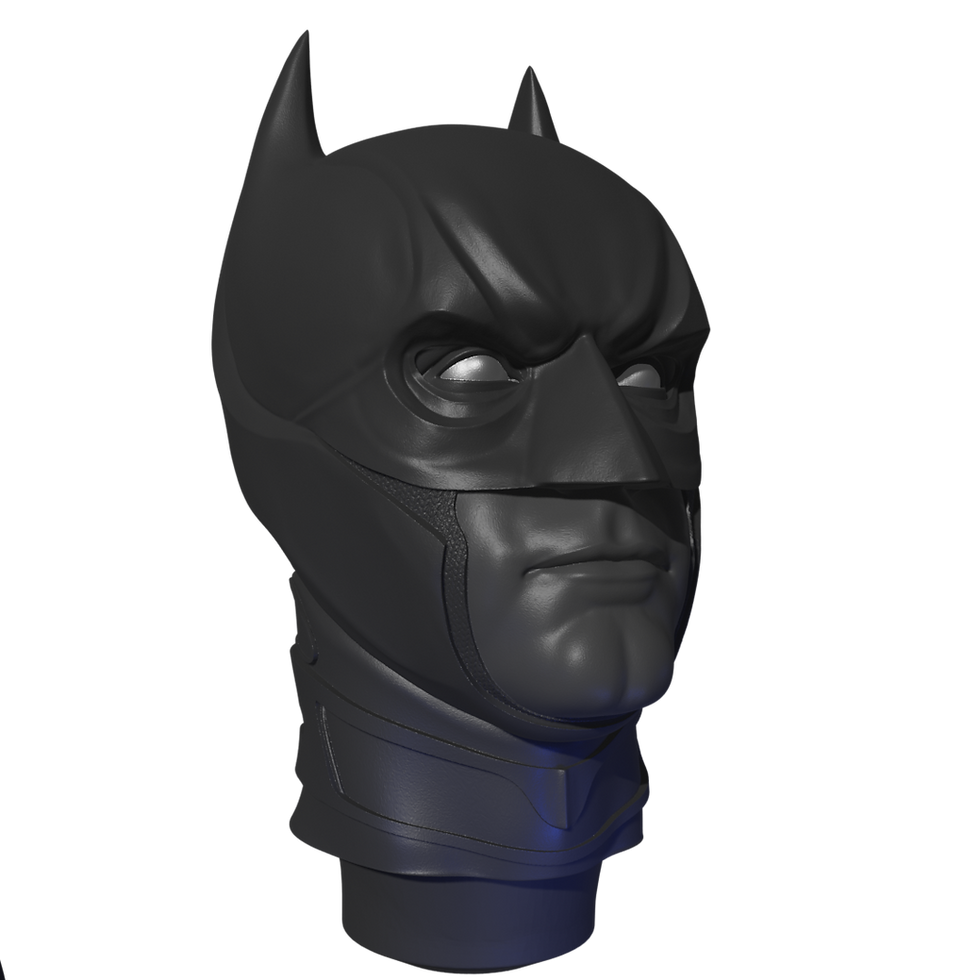1/10 Scale Head [Unpainted]: Dark Knight (Concept)