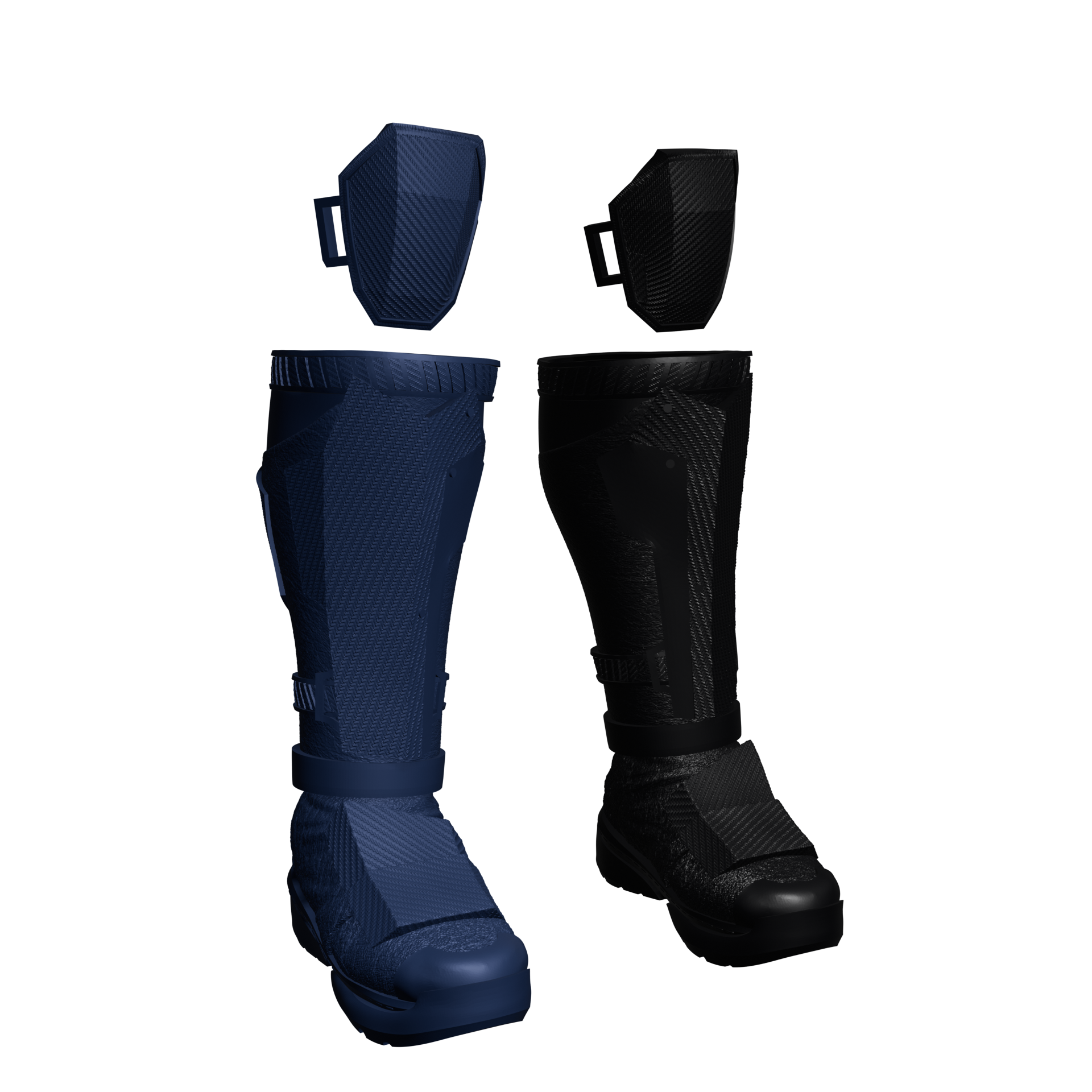 1/6 Scale Action FIgure Boots: Dark Knight (Baffleck Tactical Suit)