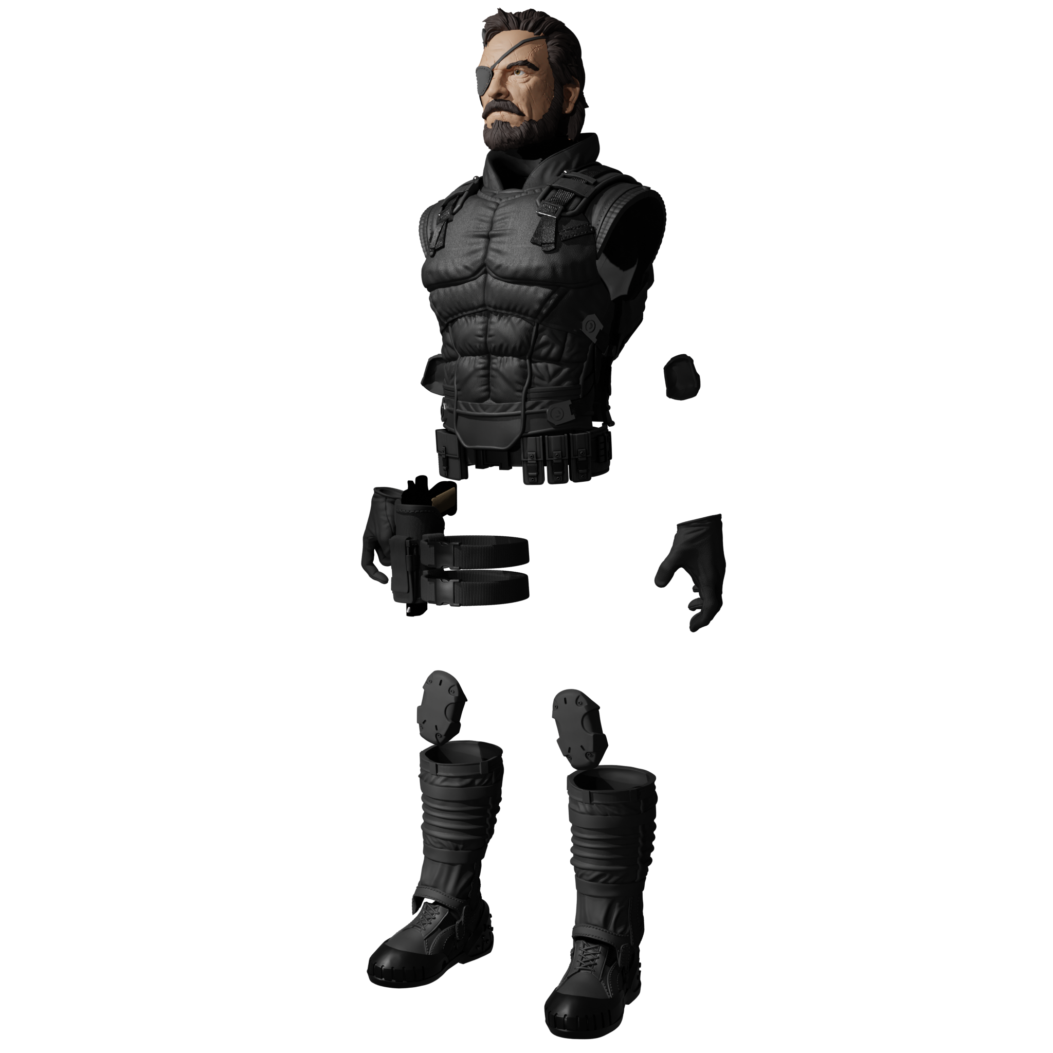 1/12 Scale Action Figure Kit: Metal Gear (Venom Snake)