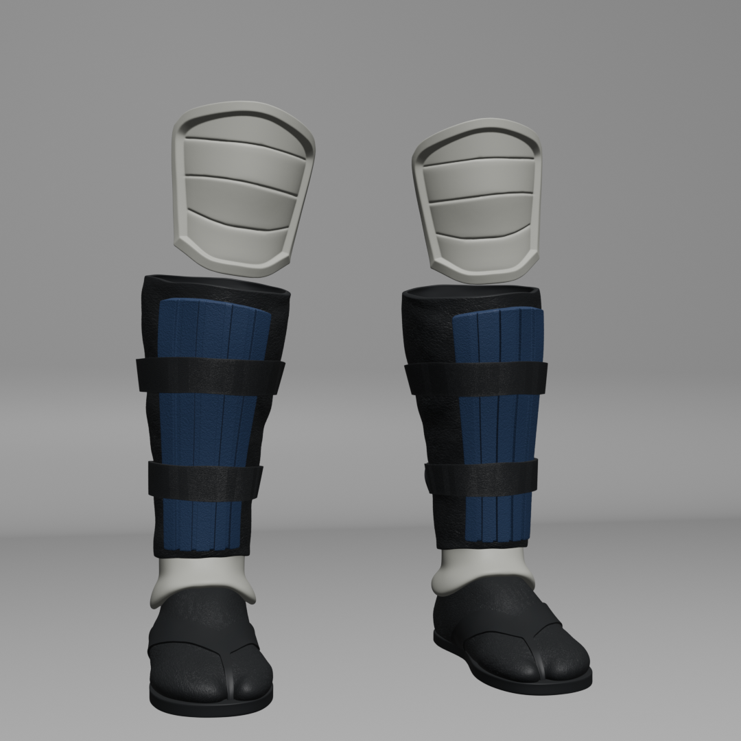 1/12 Scale Boots: Mortal Kombat (Sub-Zero PS2)