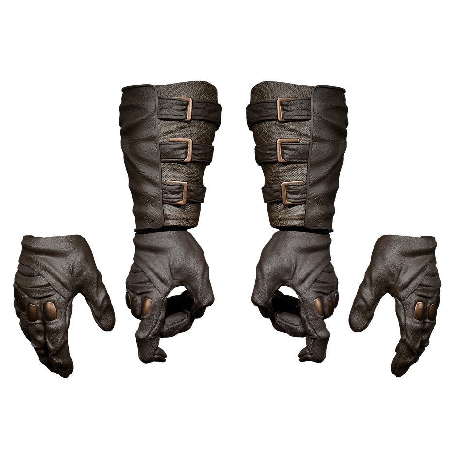 1/6 Scale Action Figure Wrists and Hands: Damned Shooter