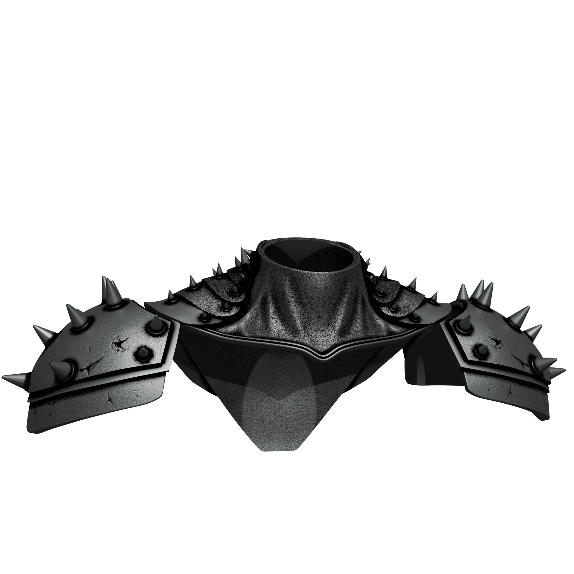 1/10 Scale Collar & Shoulders: Dark Knight (Absolute v4)